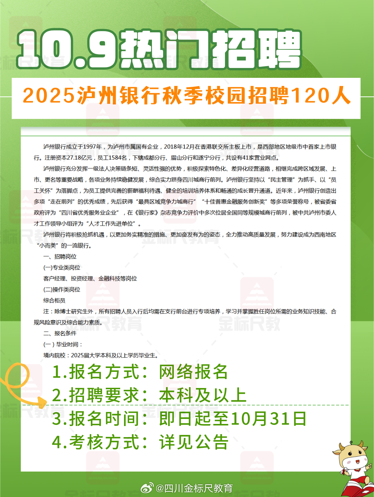 泸州银行招聘最新消息揭秘，岗位、要求及论述全解析