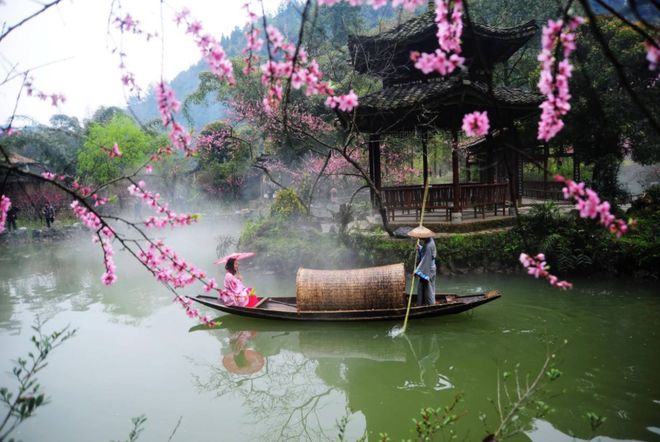 桃花源梦幻仙境再现人间💖最新地址大揭秘！